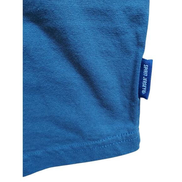 Disney Parks Spirit Jersey Walt Disney World Spell Out Blue Gray Pullover Sz S - Picture 5 of 9